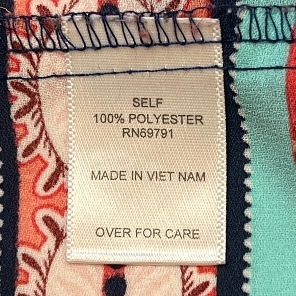 $5 ADD ON with $15+ Bundle Valerie Stevens Boho Peasant Blouse Top Sz XL EUC - Picture 11 of 11